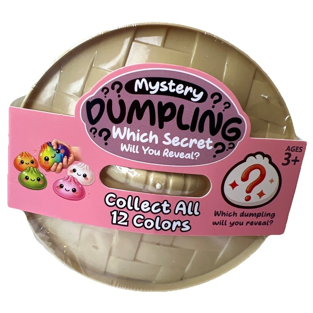 Viral Mystery Dumpling Squishy Blind Box Sealed Collectible Toy TikTok Trend